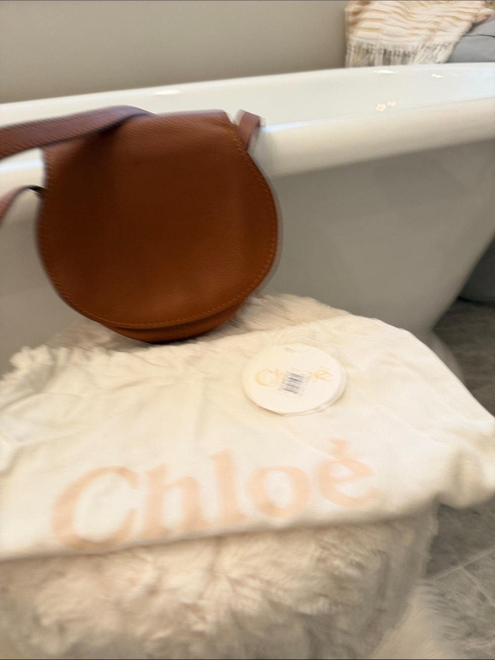 Chloé Marcie Small Saddle Bag Grained Leather - Picture 6 of 10